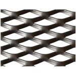 Hot Rolled Black Steel Expanded Metal Mesh Thickness 1.8 mm Width 1.22 m Length 5 m